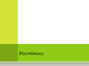 web intro polynomials
