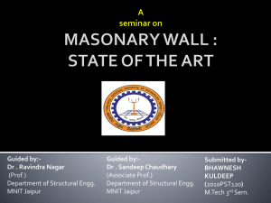 advantages of masonary wall