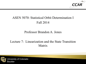 Lecture 7 - CCAR - University of Colorado Boulder