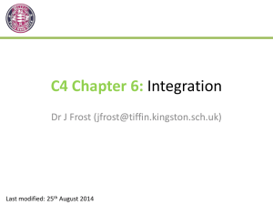 C4 - Chapter 6 Integration