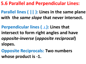 5_6 Parallel-Perpendicular Lines