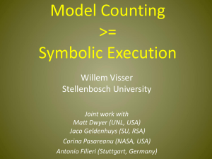 Symbolic Execution - Rich Model Toolkit