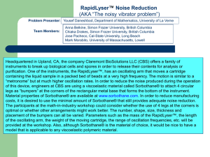 RapidLyser Vibration Absorber (AKA “The noisy vibrator problem)