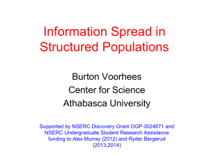 Information on Spread on Graphs