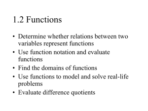 1.2 Functions