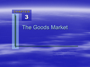 Chapter 3: The Goods Market