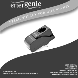 EGM-PWM-LAN Energenie User Manual