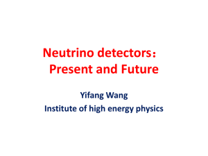 Neutrino detectors - Daya Bay Reactor Neutrino Experiment