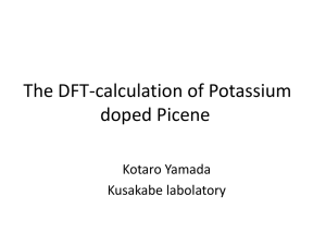 DFT-calculation of doped Picene