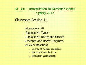 Intro Nuclear Science v1 - radiochem