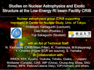 Studies on Nuclear Astrophysics and Exotic Structure at the Low