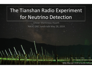 The current status of the Tianshan Radio Experiment for Neutrino