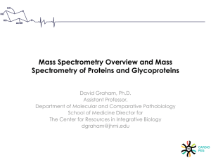 MS and MS of glycoproteins Graham