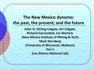 The New Mexico dynamo