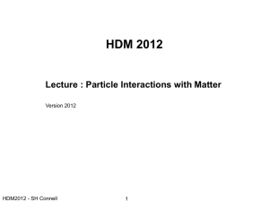 Lecture 1 - UJ Physics