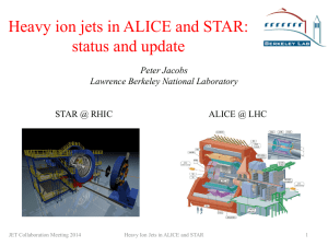 Heavy ion jets in ALICE and STAR