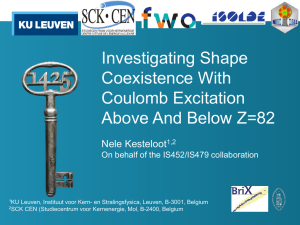 Investigating shape coexistence with Coulomb excitation above and