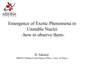 Emergence of exotic phenomena in unstable nuclei