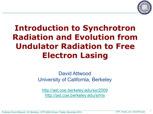 ICTP_Attwood_Introduction_to_Synchrotron_Radiation