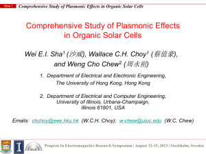 Comprehensive Study of Plasmonic Effects in Organic Solar Cells