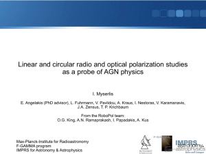 Linear and circular radio and optical polarization