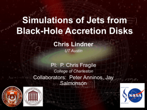 Simulations of Jets from Black