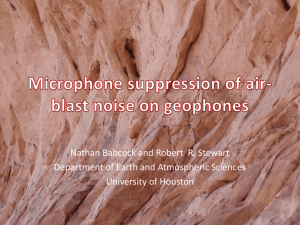 Microphone suppression of air