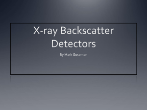 X-ray Backscatter Detectors