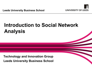 Social Network Analysis and Management Research