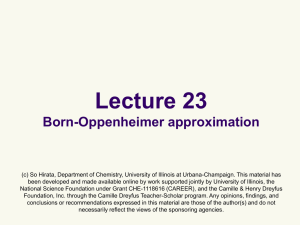 powerpoint - School of Chemical Sciences