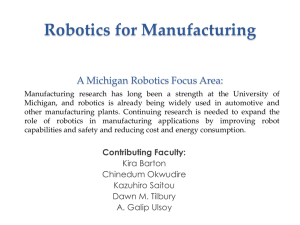 Goal - Robotics - University of Michigan