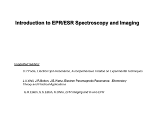 EPR Imaging