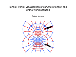 Tendex-Vortex visualization and Brane
