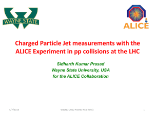 Charged Particle Jet measurements with the ALICE Experiment in pp