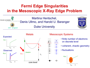 Orthogonality catastrophe and the X-ray edge problem