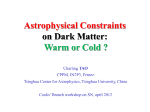 Charling Tao on warm dark matter