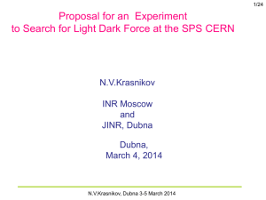 Proposal for an experiment to search for the light dark matter