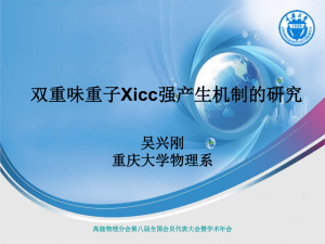 双重味重子Xicc强产生机制的理论研究