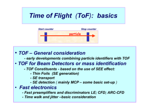 TOF – General consideration