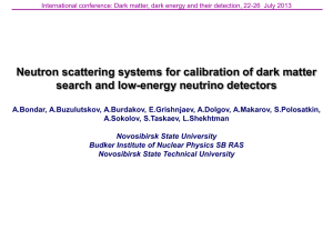 Neutron scattering systems for calibration of dark matter search and