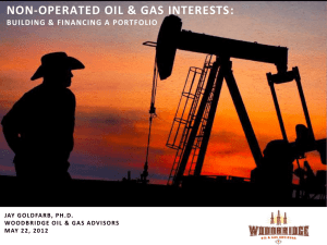 Non-operated Oil & Gas Interests