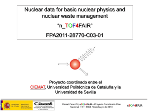 nTOF4FAIR - Programa Nacional de Física de Partículas