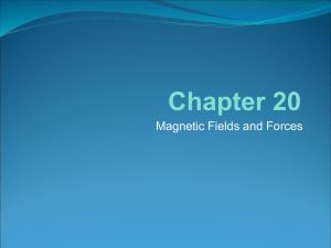 Magnetic Fields and Forces