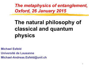 here - Metaphysics of Entanglement