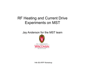 Radio-frequency current-drive experiments in MST