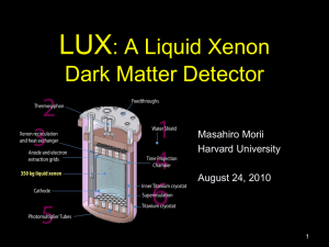 LUX: A Liquid Xenon Dark Matter Detector