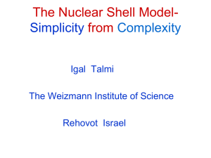 The simple shell model and ab initio calculations