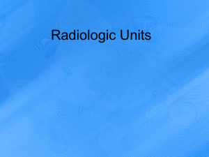 Radiologic Units
