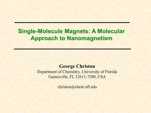 Single-molecule magnets and their supramolecular aggregates
