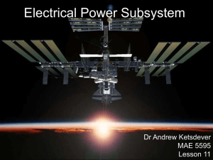 Electrical Power Subsystem